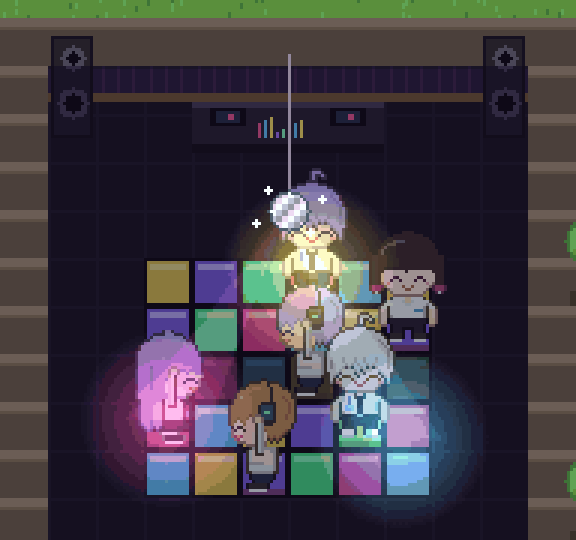 Agents dancing in the hidden ??? room